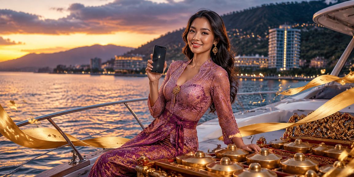 Model dengan bonus cashback papuatoto di latar urban