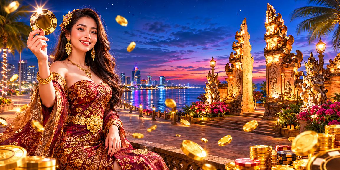 Model Vietnam dengan tampilan VIP elegan memegang bonus reward