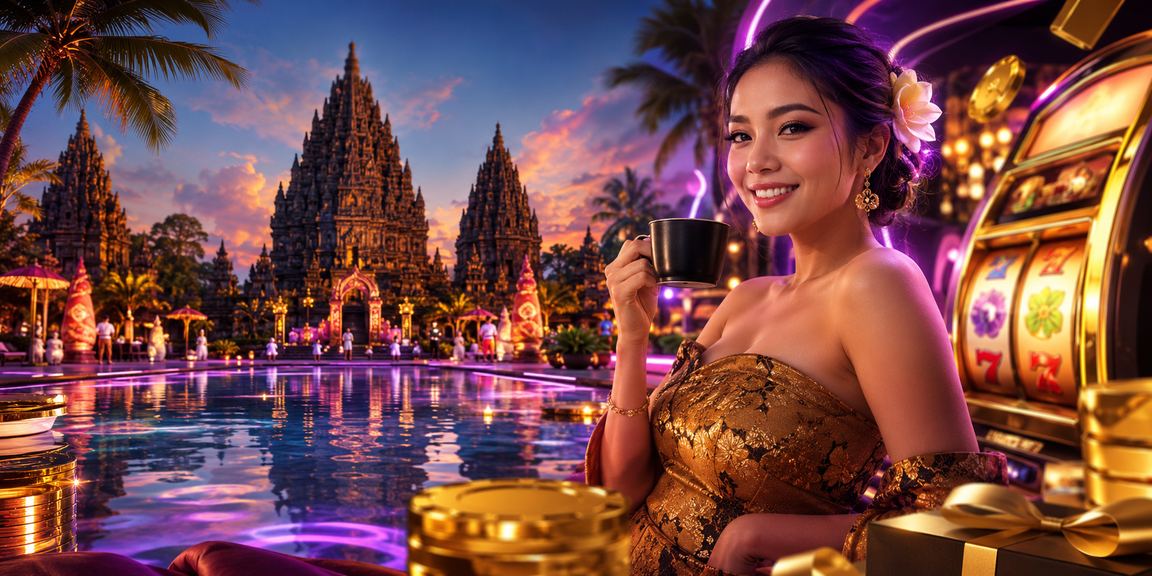 Pemain menikmati slot game sambil minum kopi di kafe Vietnam