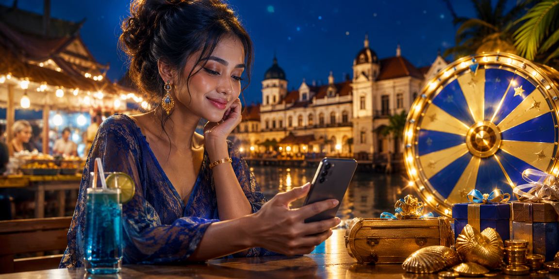 Pengguna Indonesia memenangkan undian berhadiah di platform online