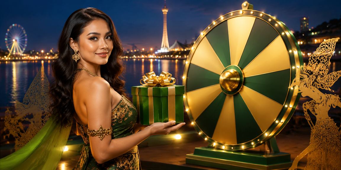 Pengguna menikmati platform hiburan di suasana pantai
